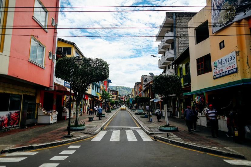 Asphalt Road Between Buildings