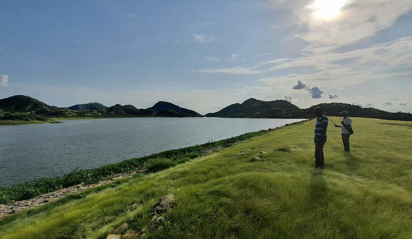 Gerset Dam in Eritrea, one of 800+ large and micro dams built by the country since independence