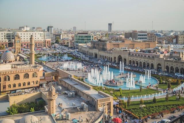 Aerial view of city buildings during daytime