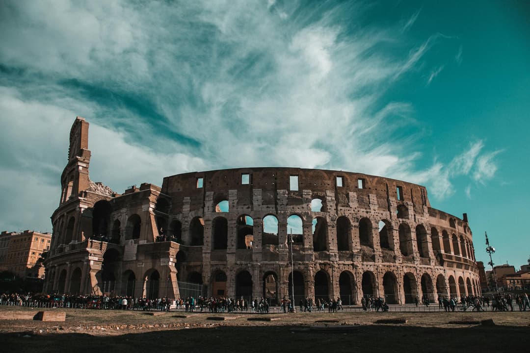 The Colosseum in Rome, Italy