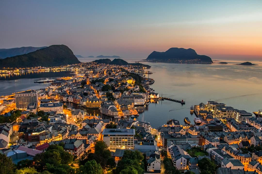 Aerial Photography of City Beside Sea