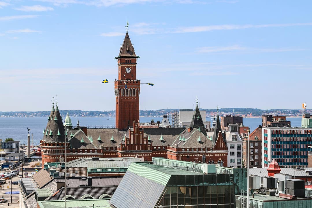 Helsingborg City Hall in Sweden